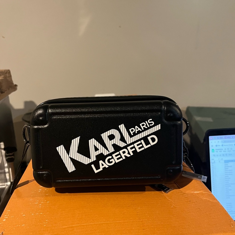 Karl Lagerfeld Black Crossbody Bag